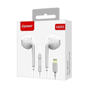 Écouteurs iPhone D-Power K6053